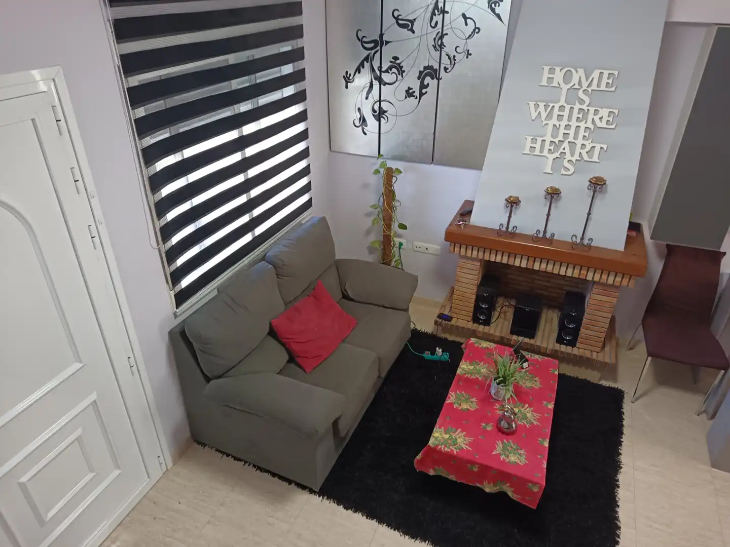 Sala de estar de Casa adosada en venta en Almazora / Almassora con Aire acondicionado, Calefacción y Terraza