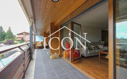 Terrace of Flat for sale in Llívia  with Heating, Parquet flooring and Storage room