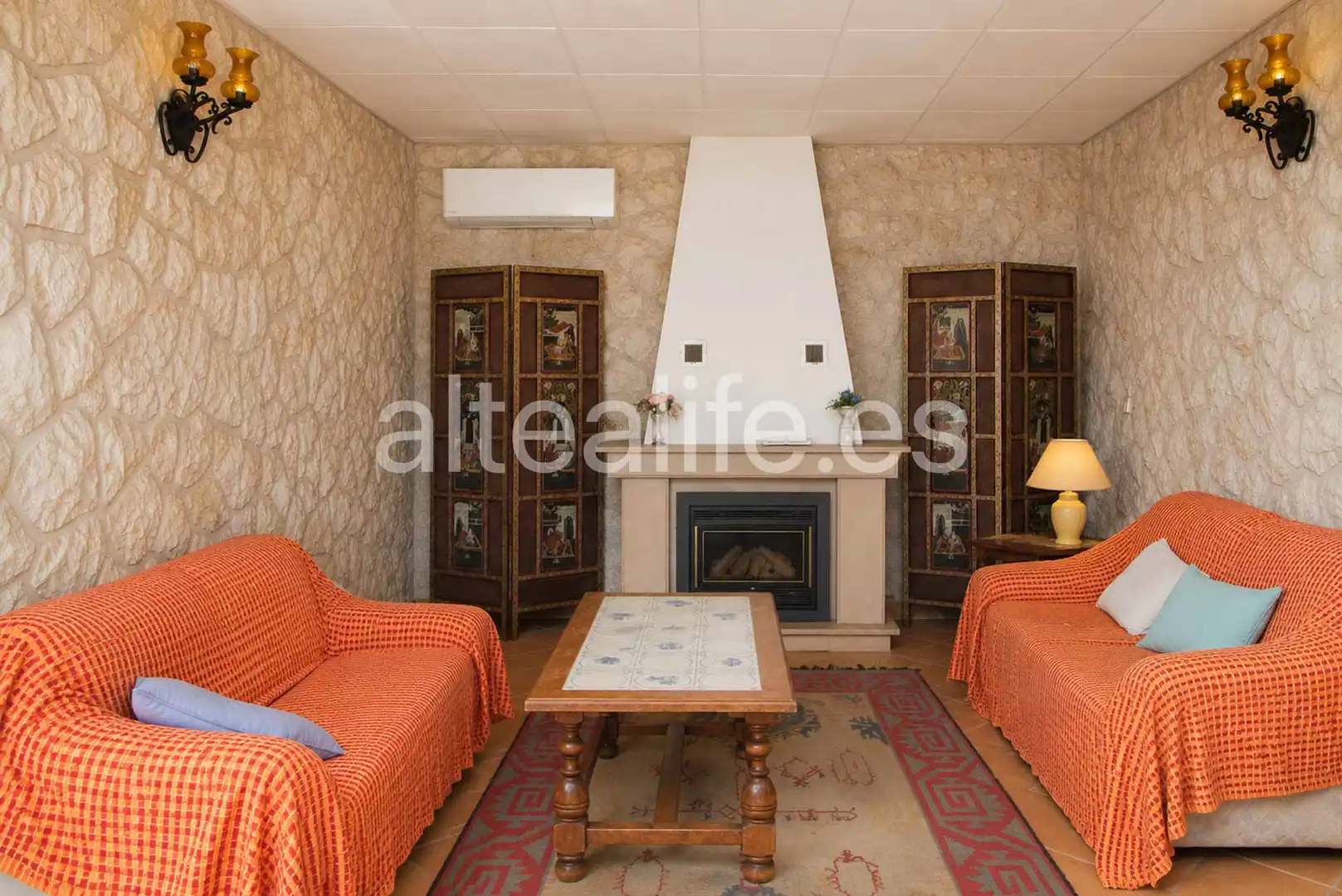 Living room of Houses for sale in Altea  with Air Conditioner, Heating and Terrace