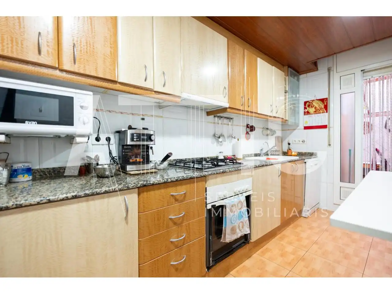Küche von Maisonette zum Verkauf in Sabadell mit Klimaanlage, Heizung und Terrasse