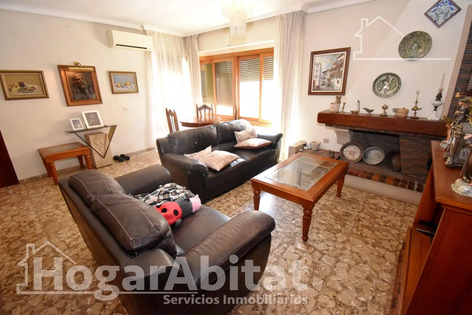 Living room of Flat for sale in Vila-real  with Air Conditioner, Heating and Furnished
