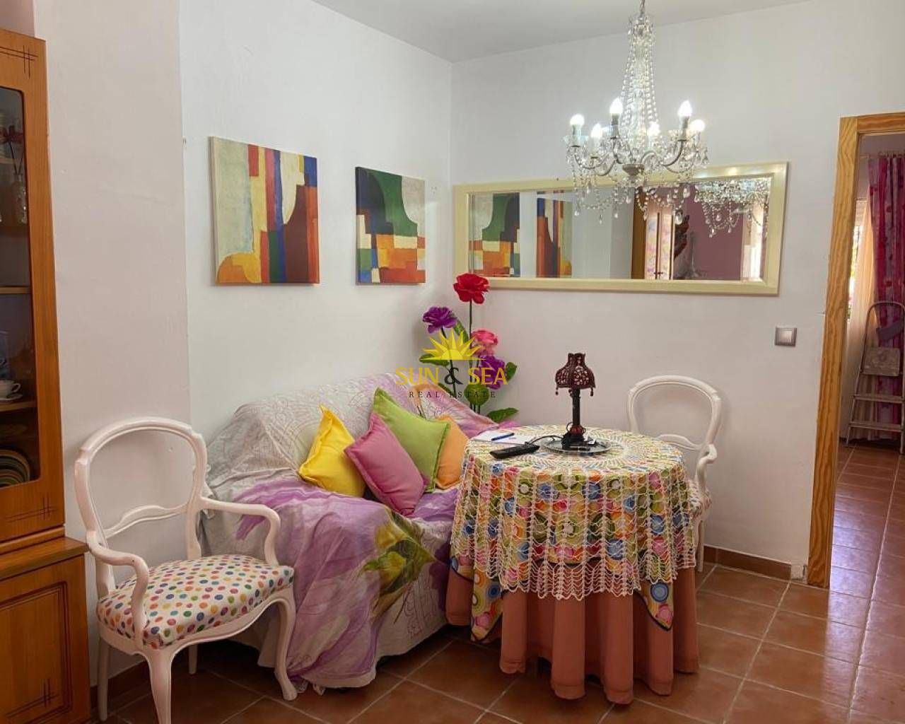 Dining room of Planta baja to rent in Mazarrón  with Furnished, Oven and Washing machine