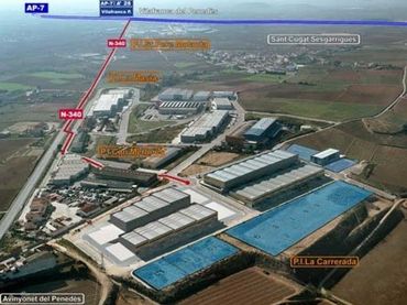 Terreny industrial en venda a Avinyonet del Penedès