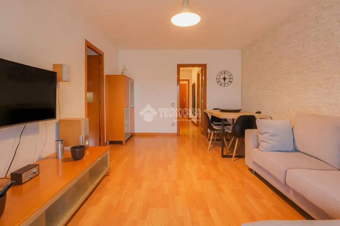 Sala d'estar de Pis en venda en Granollers amb Calefacció, Parquet i Balcó