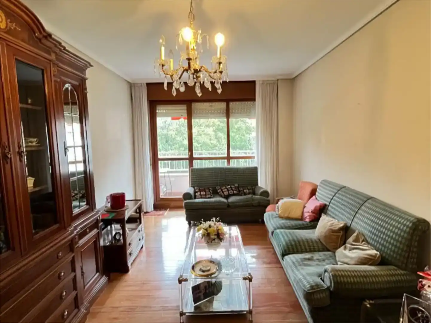 Sala de estar de Piso en venta en Bilbao  con Balcón