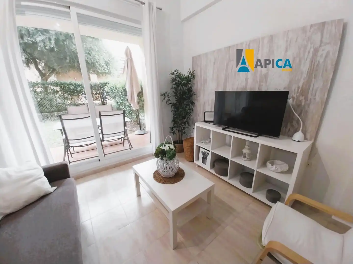 Sala de estar de Dúplex en venta en Barbate con Aire acondicionado, Jardín privado y Terraza