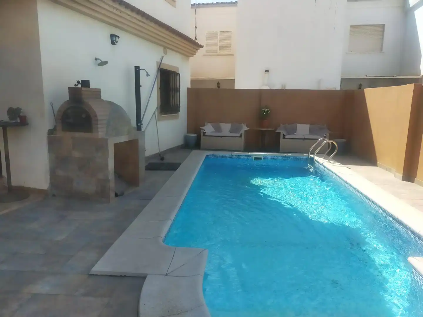 Swimming pool of Houses for sale in La Línea de la Concepción  with Air Conditioner, Terrace and Storage room