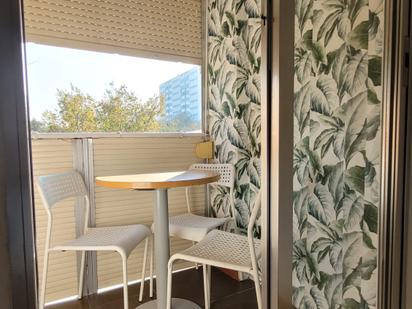 Balcony of Flat for sale in  Madrid Capital  with Terrace, Washing machine and Microwave