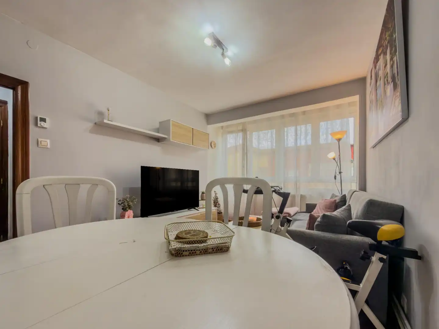 Living room of Flat for sale in Santa María de Cayón  with Heating and Furnished
