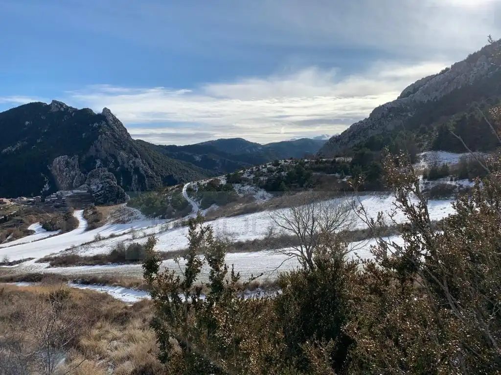 Vista exterior de Casa o chalet en venta en Abella de la Conca con Calefacción, Terraza y Amueblado