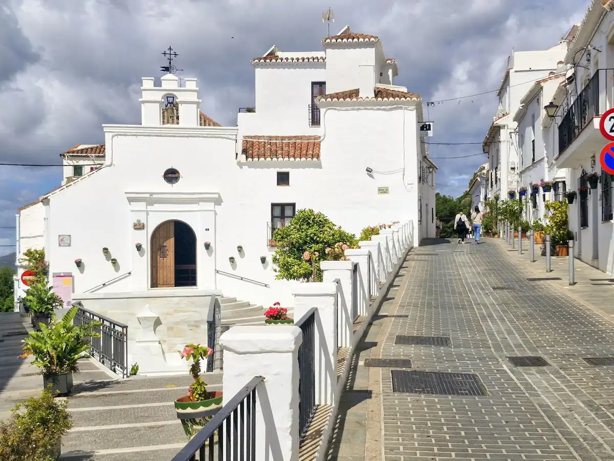 Exterior view of Houses for sale in Mijas  with Air Conditioner and Terrace