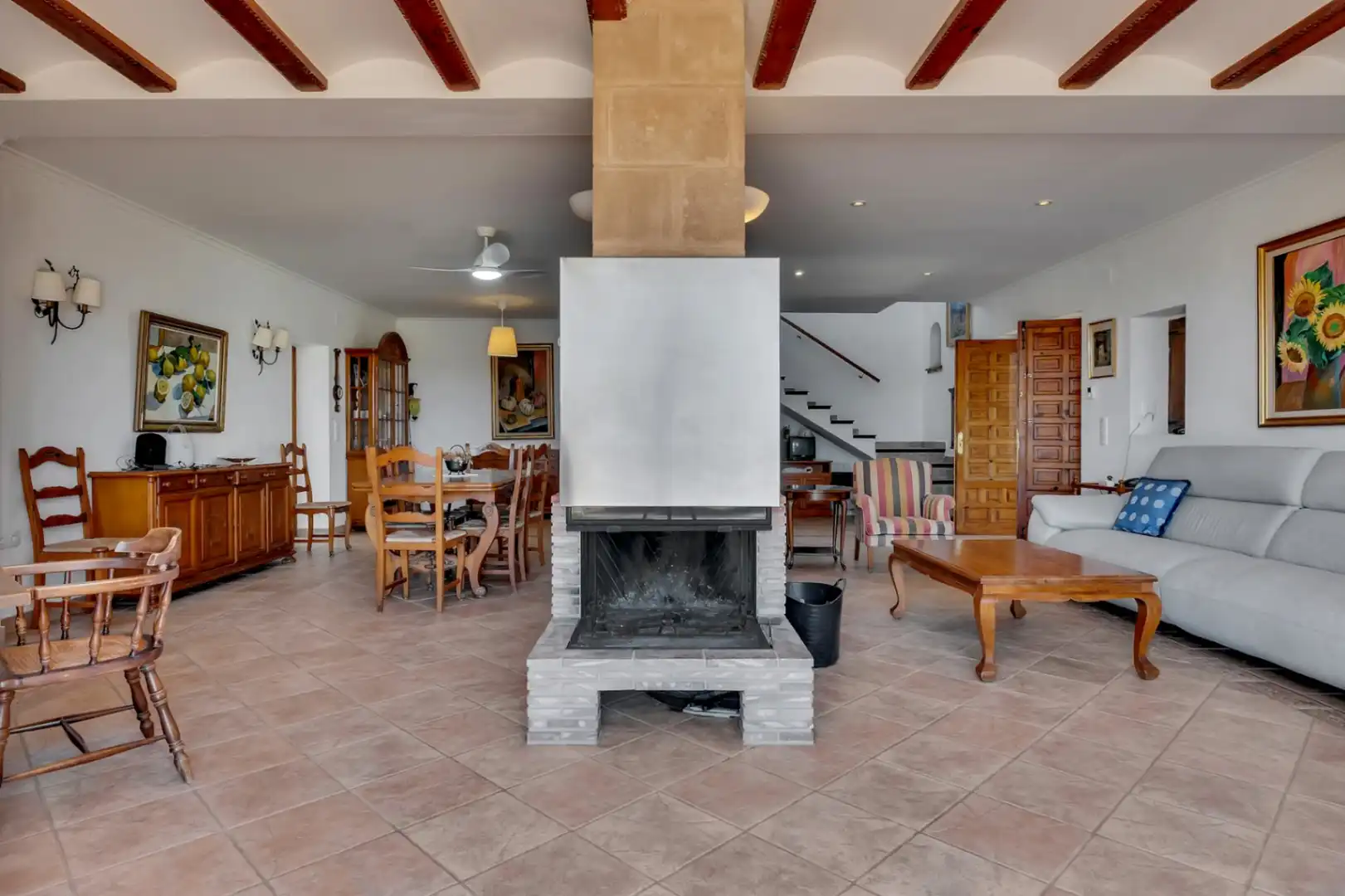 Living room of Houses for sale in Jávea / Xàbia  with Air Conditioner, Heating and Private garden
