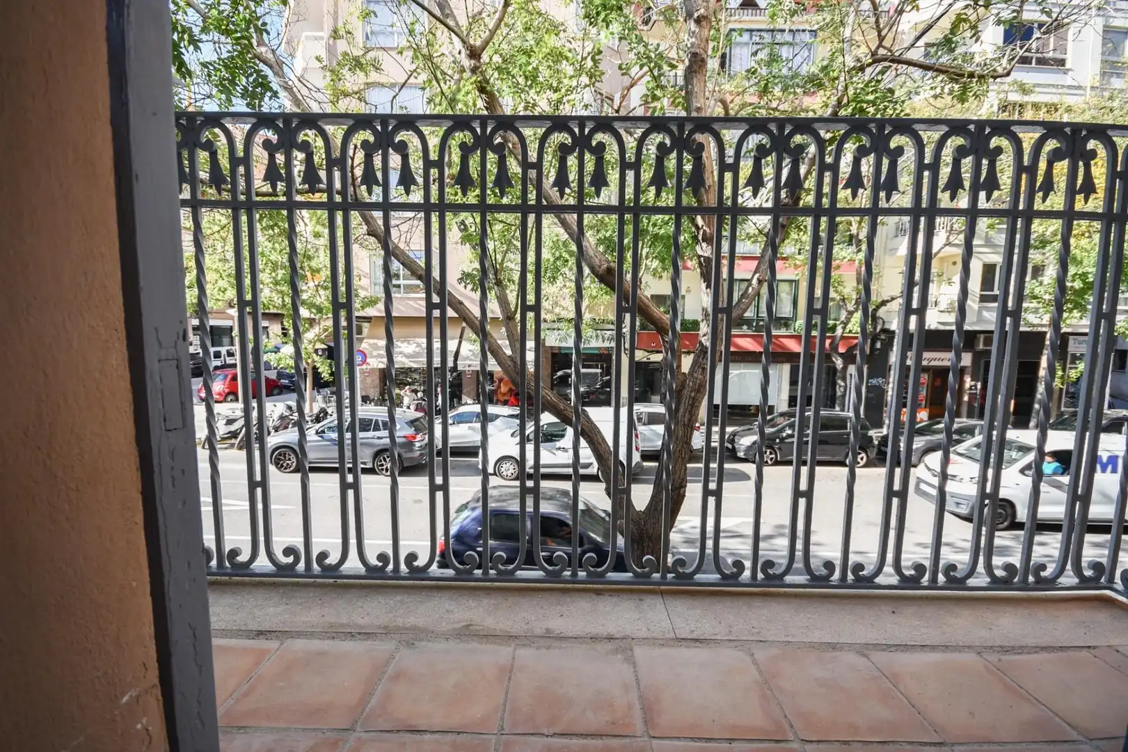 Terrasse von Wohnung zur Miete in  Palma de Mallorca mit Terrasse, Abstellraum und Balkon