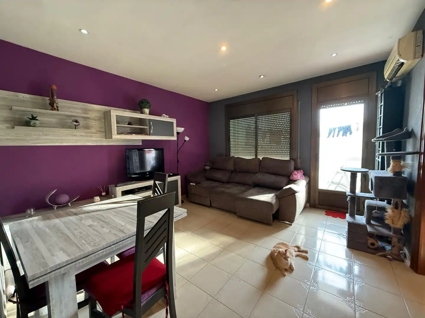 Sala de estar de Piso en venta en Sabadell con Aire acondicionado y Balcón