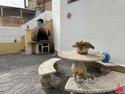 Terrassa de Casa adosada en venda en La Pobla de Montornès   amb Calefacció, Jardí privat i Terrassa