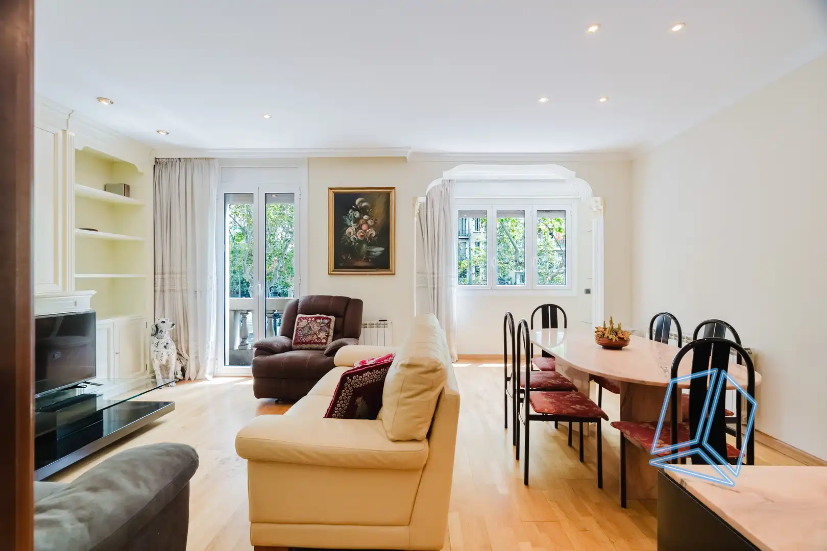 Living room of Flat for sale in Barcelona  with Terrace