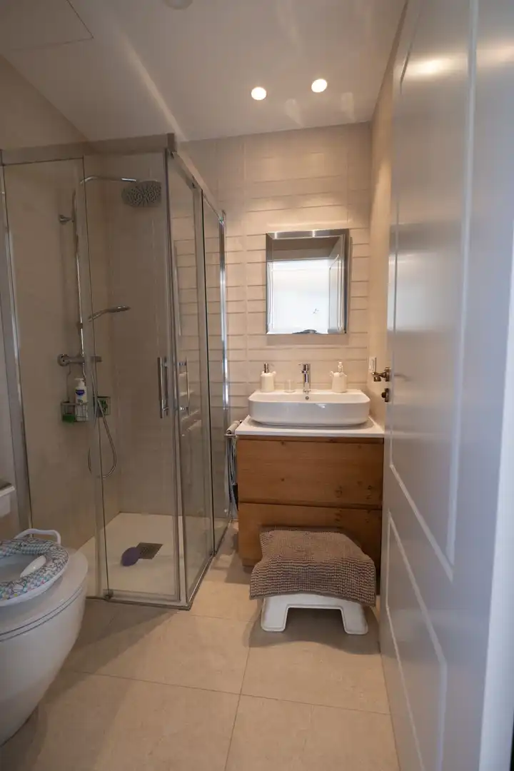 Baño de Casa o chalet en venta en Castrillón con Aire acondicionado, Calefacción y Jardín privado