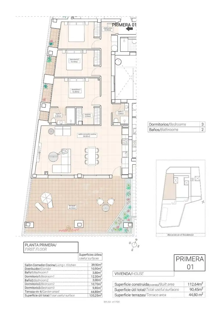 Apartment with terrace for sale in Hondón de las Nieves / El Fondó de les Neus, imagen 25
