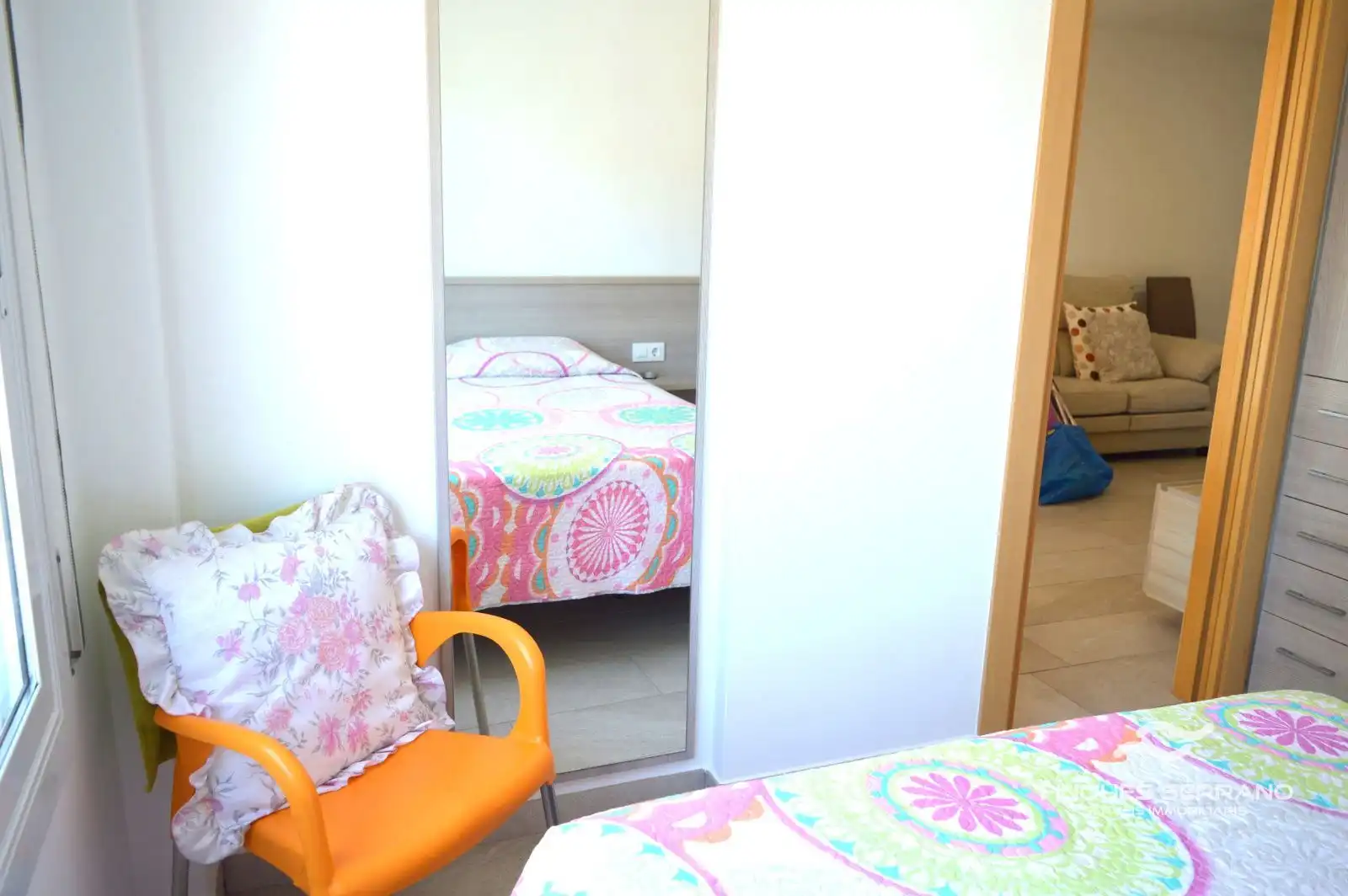 Schlafzimmer von Wohnung zum Verkauf in Cunit mit Terrasse und Möbliert