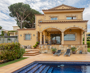 Exterior view of House or chalet for sale in Lloret de Mar  with Air Conditioner, Heating and Swimming Pool