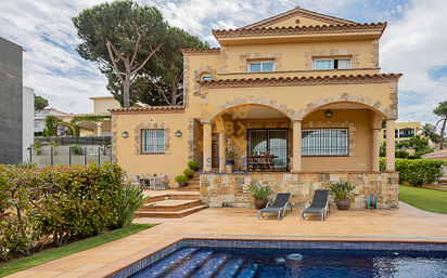 Vista exterior de Casa o xalet en venda en Lloret de Mar amb Aire condicionat, Calefacció i Piscina