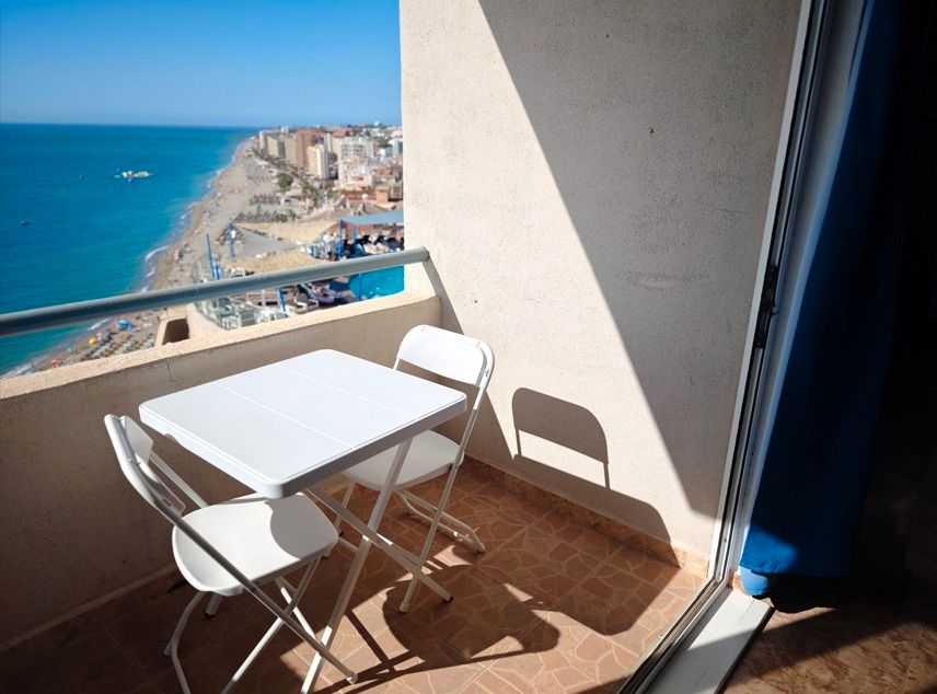 Balcony of Study for sale in Fuengirola  with Air Conditioner, Terrace and Furnished