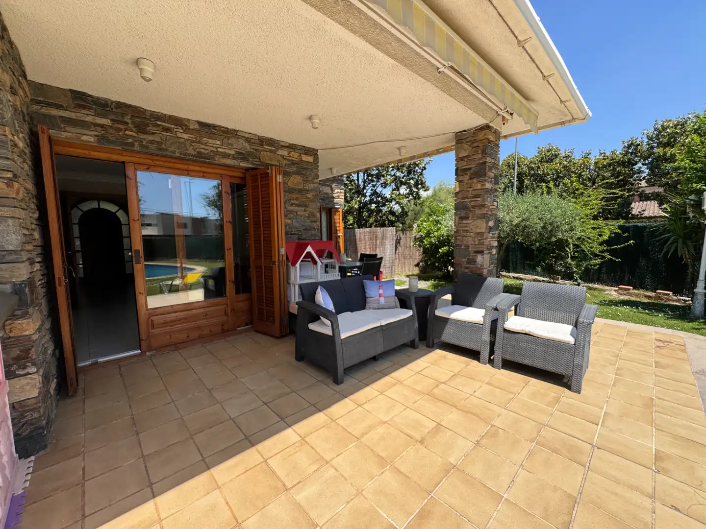 Terraza de Casa o chalet en venta en Cardedeu con Aire acondicionado, Calefacción y Jardín privado
