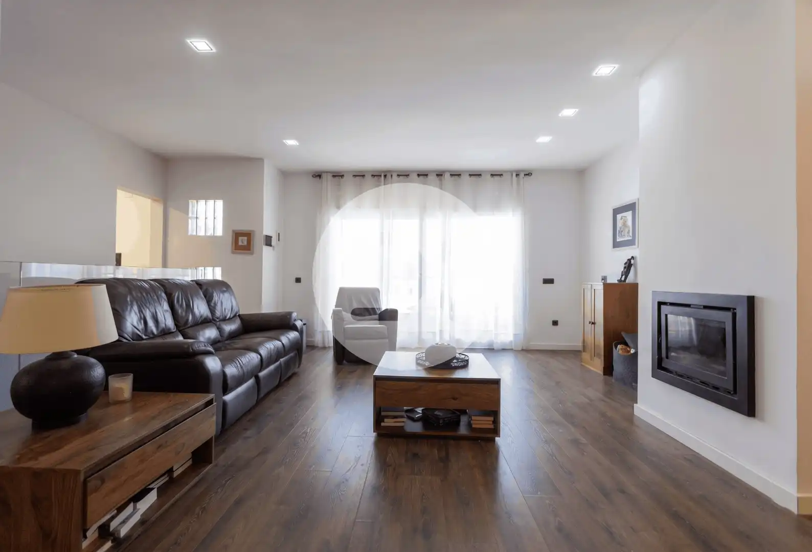 Sala de estar de Casa o chalet en venta en Sant Boi de Llobregat con Aire acondicionado, Calefacción y Jardín privado