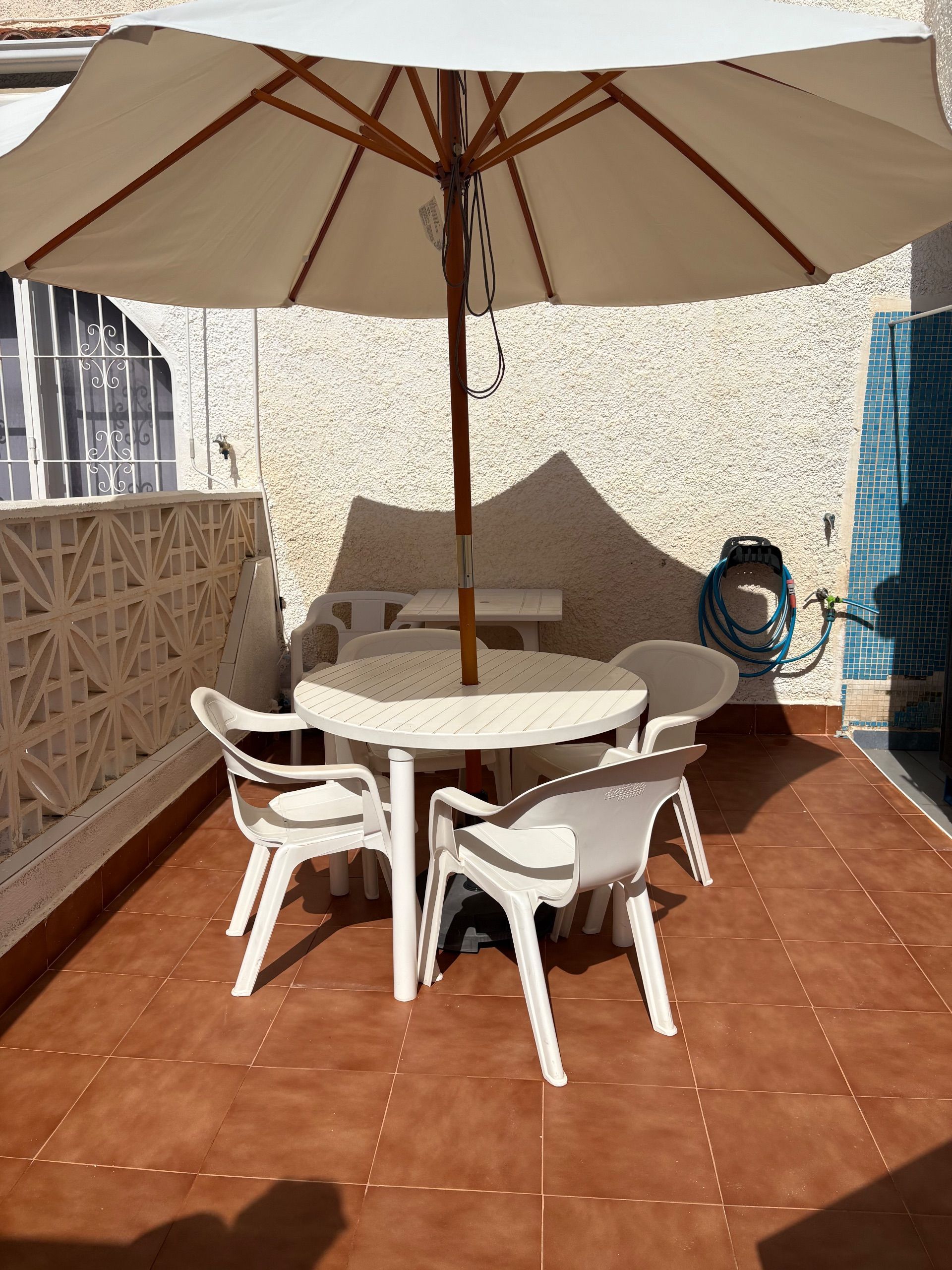 Terrace of Single-family semi-detached to rent in Pilar de la Horadada  with Air Conditioner, Heating and Furnished