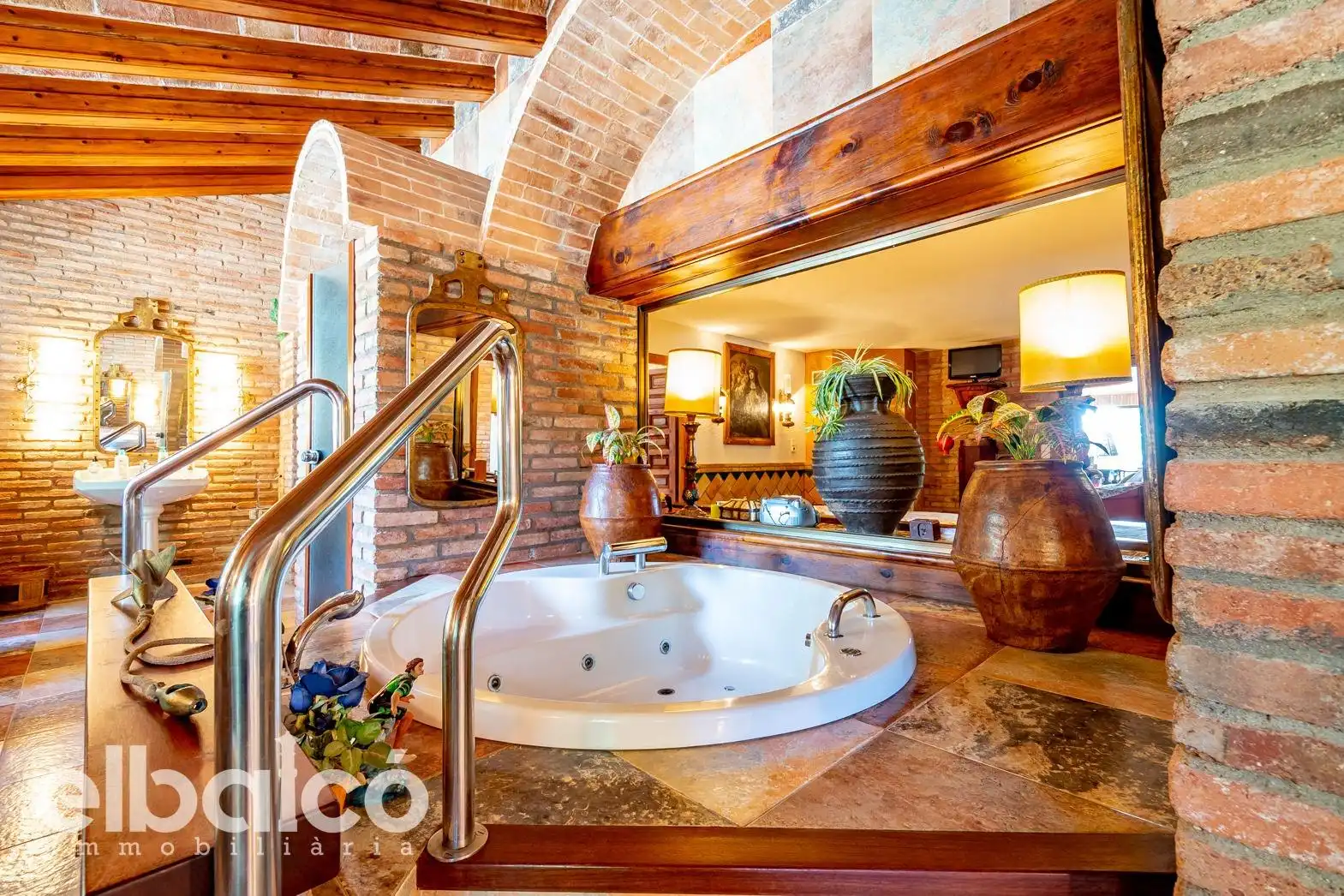 Baño de Casa o chalet en venta en El Milà con Aire acondicionado, Jardín privado y Terraza