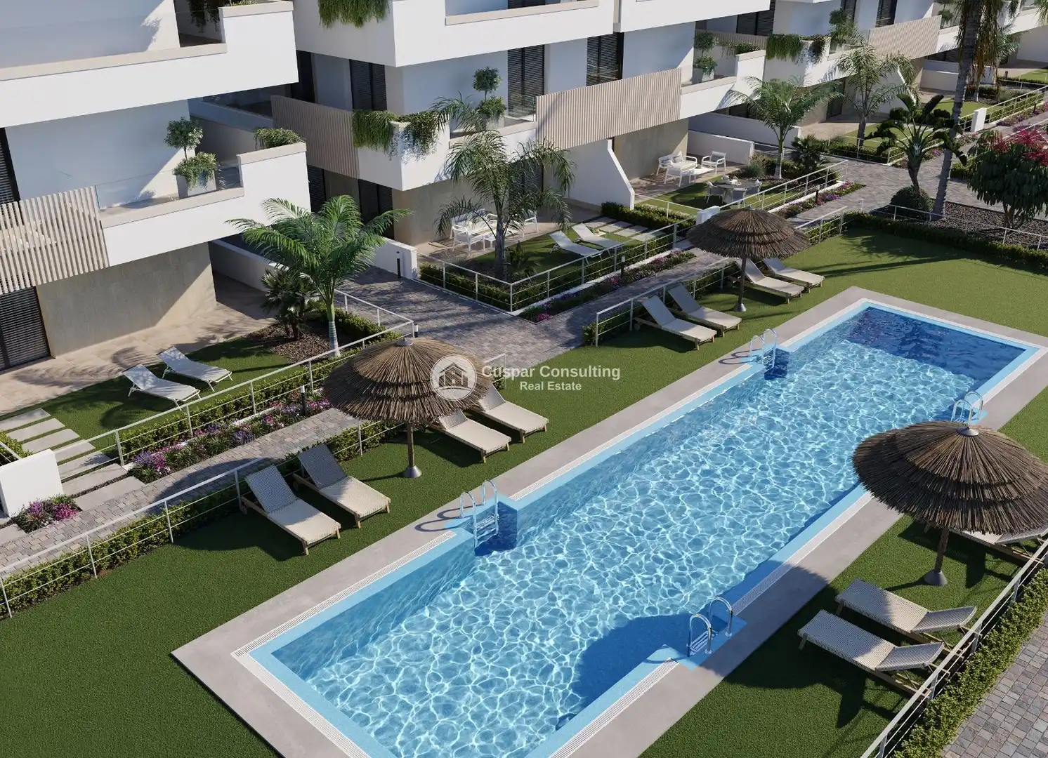 Swimming pool of Attic for sale in Los Alcázares  with Heating, Terrace and Storage room