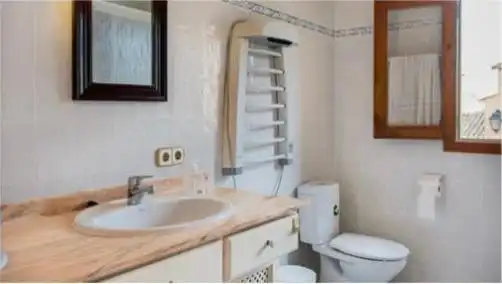Baño de Finca rústica en venta en Capdepera con Aire acondicionado, Calefacción y Terraza
