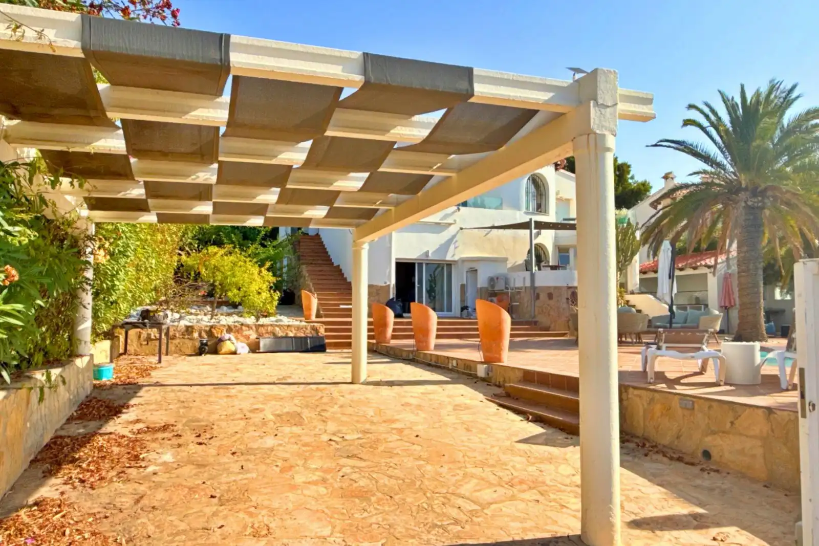 Terraza de Casa o chalet de alquiler en Calpe / Calp con Aire acondicionado, Calefacción y Terraza