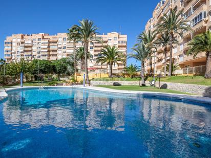 Exterior view of Flat for sale in El Campello  with Air Conditioner, Terrace and Swimming Pool