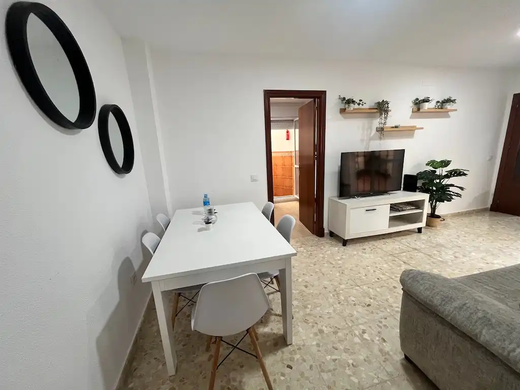 Sala d'estar de Pis en venda en Rota amb Aire condicionat
