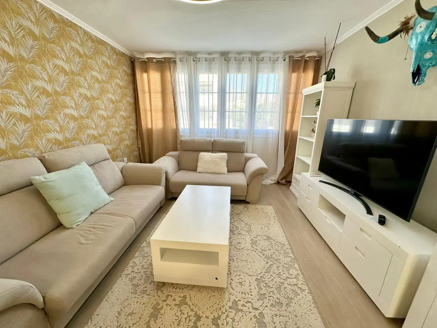 Living room of Detached homes for sale in Roquetas de Mar  with Air Conditioner, Heating and Furnished