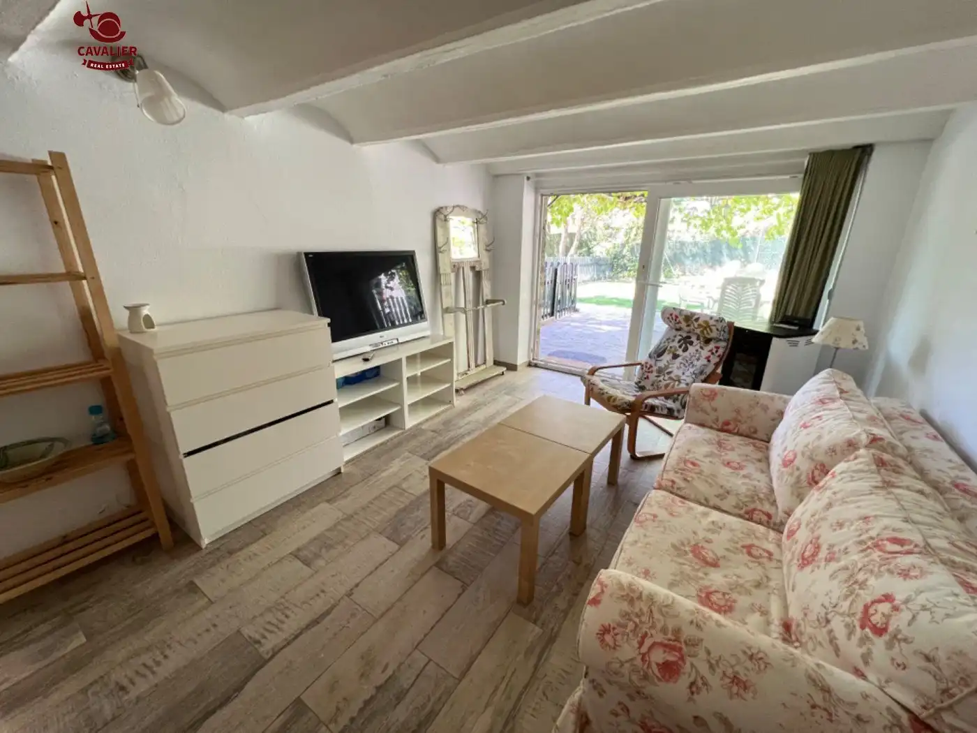 Sala d'estar de Apartament de lloguer en Los Molinos amb Calefacció, Jardí privat i Terrassa