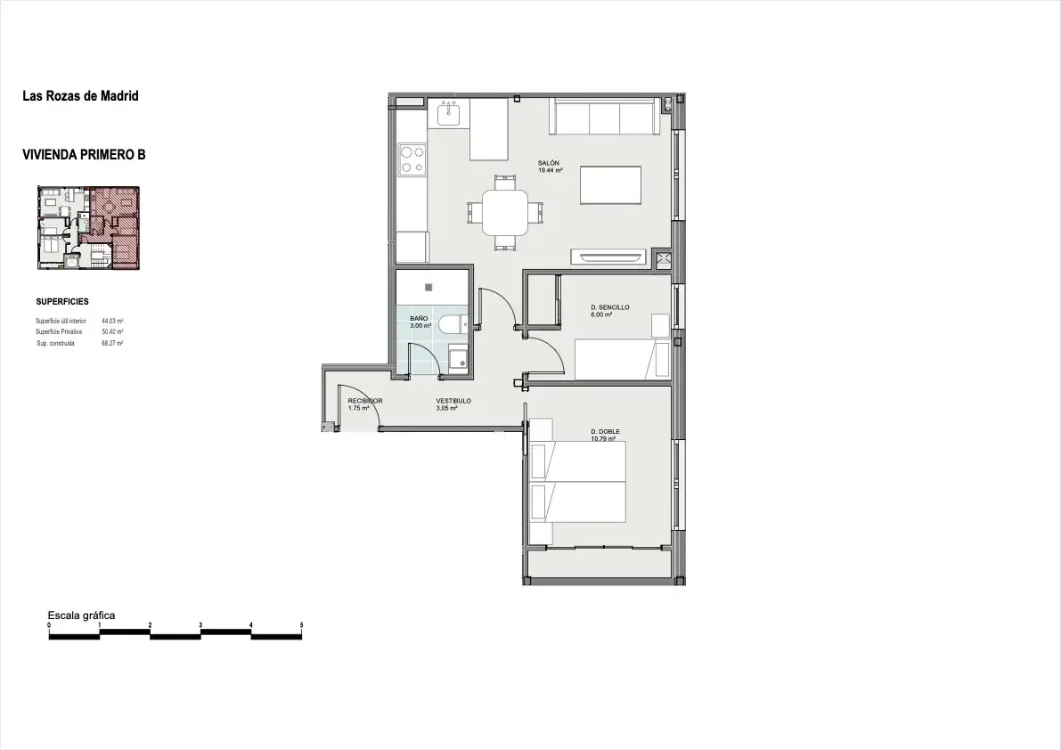 Flat for sale in Las Rozas de Madrid  with Air Conditioner, Heating and Storage room