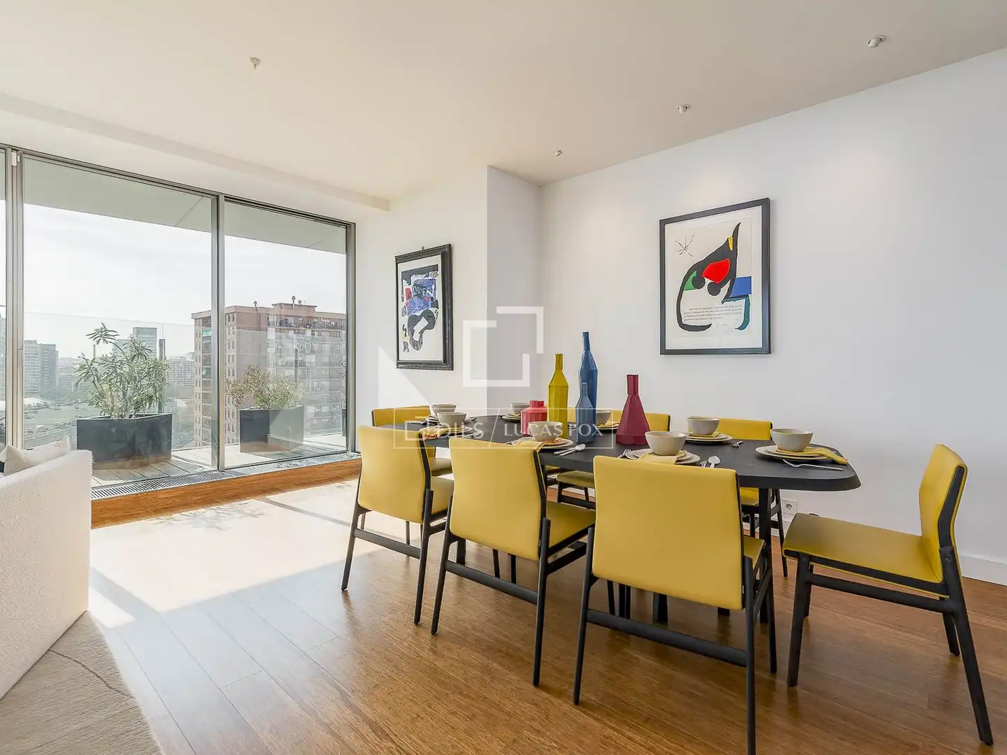 Dining room of Flat for sale in Barcelona  with Air Conditioner, Heating and Terrace