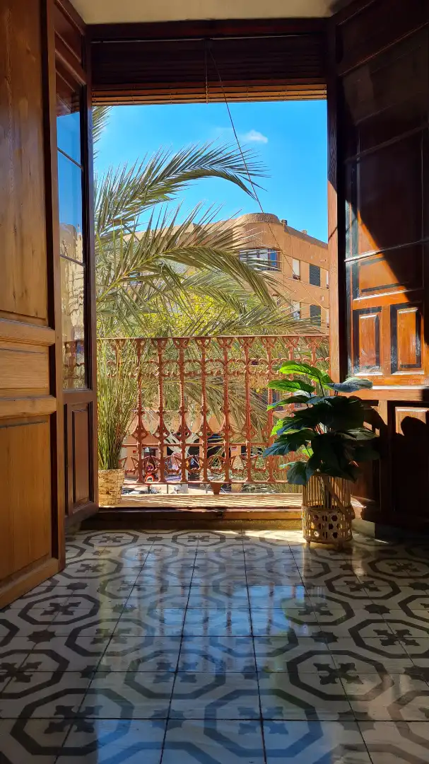 Balcony of Houses for sale in Aspe  with Air Conditioner, Heating and Private garden