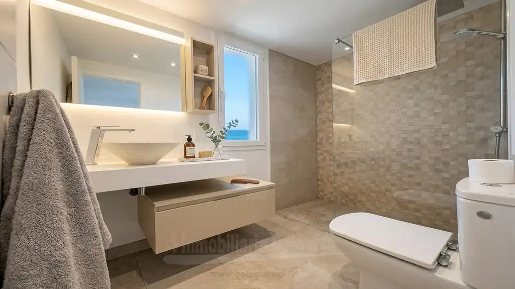 Bany de Apartament en venda en Santanyí amb Aire condicionat, Jardí privat i Terrassa