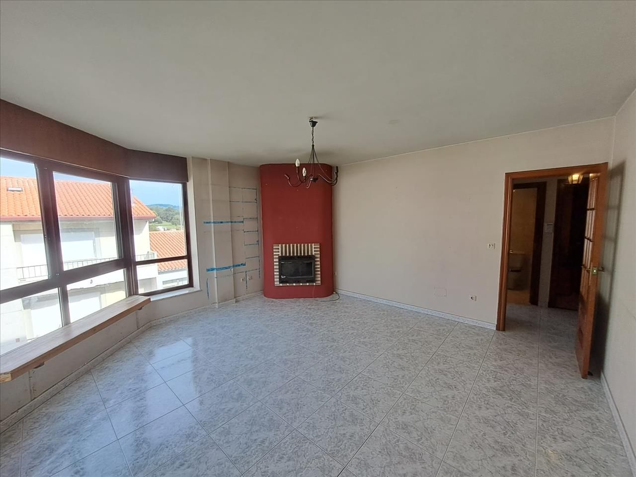 Living room of House or chalet for sale in Melide  with Heating, Parquet flooring and Balcony