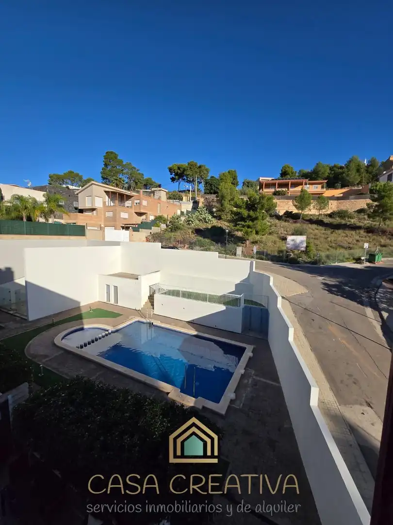 Piscina de Pis en venda en Náquera amb Aire condicionat, Calefacció i Jardí privat