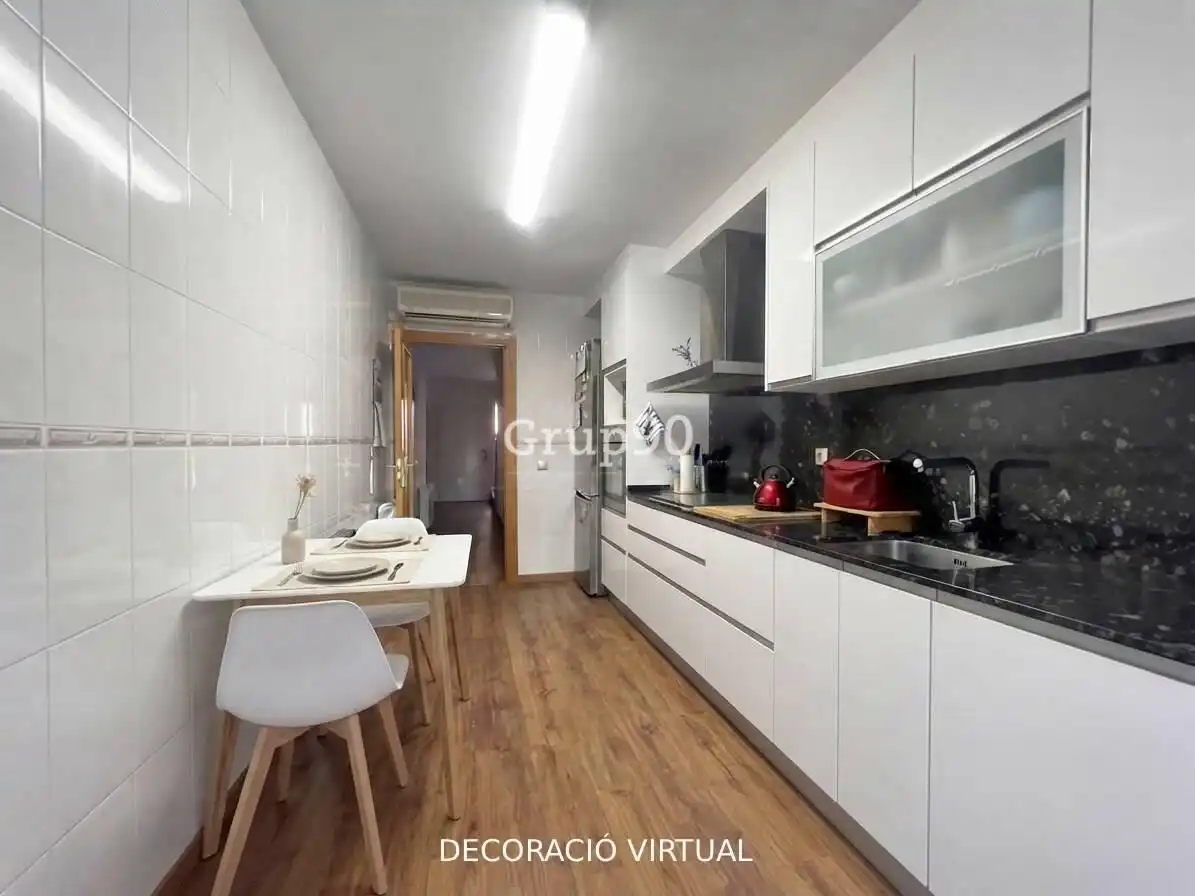 Cocina de Casa adosada en venta en Puigverd de Lleida con Aire acondicionado, Calefacción y Parquet