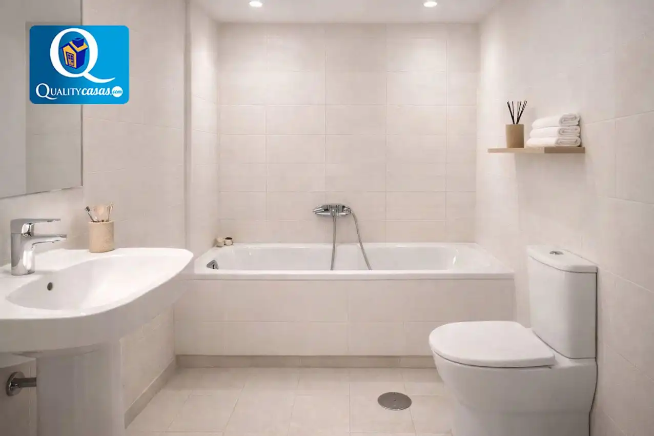 Bany de Apartament en venda en El Campello amb Terrassa i Piscina comunitària