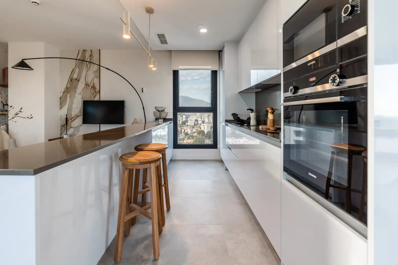Cocina de Ático en venta en Málaga con Aire acondicionado, Calefacción y Terraza