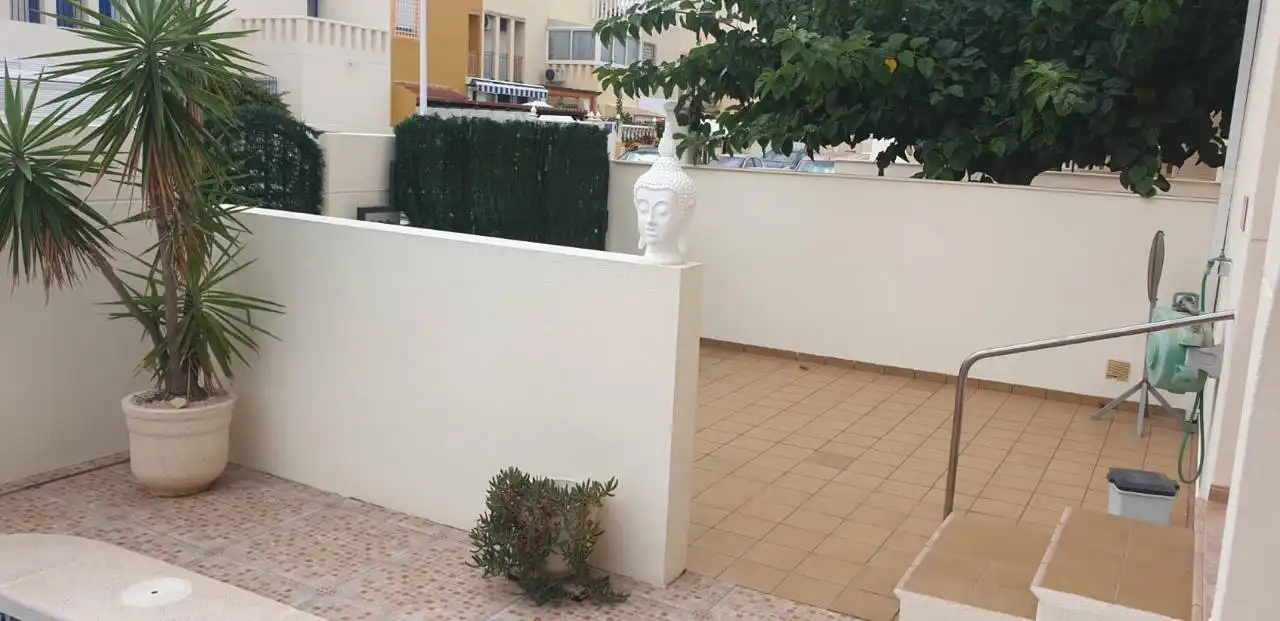 Terrace of Detached homes for rent in San Pedro del Pinatar  with Air Conditioner, Heating and Private garden