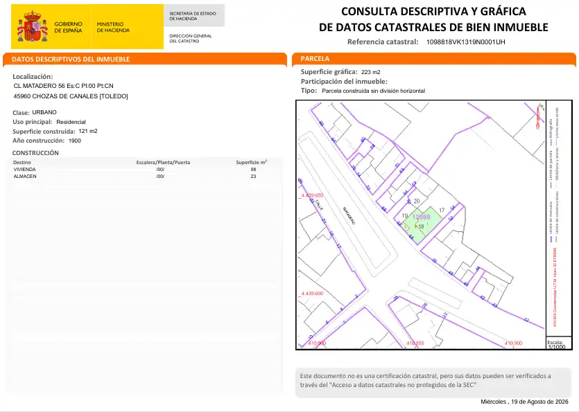 Terreny residencial en venda a Chozas de Canales, imagen 3