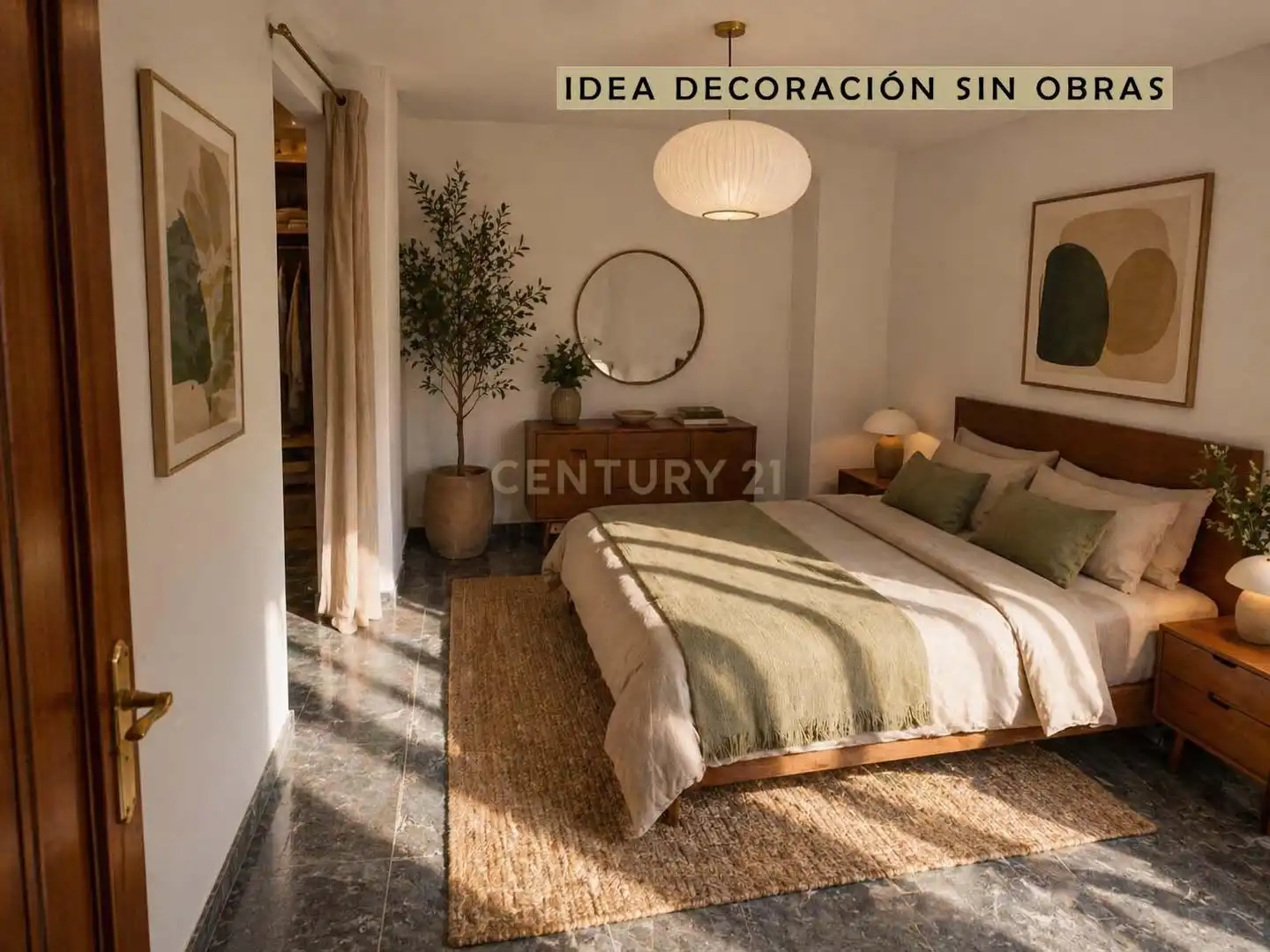 Schlafzimmer von Maisonette zum Verkauf in Badajoz mit Klimaanlage, Abstellraum und Waschmaschine