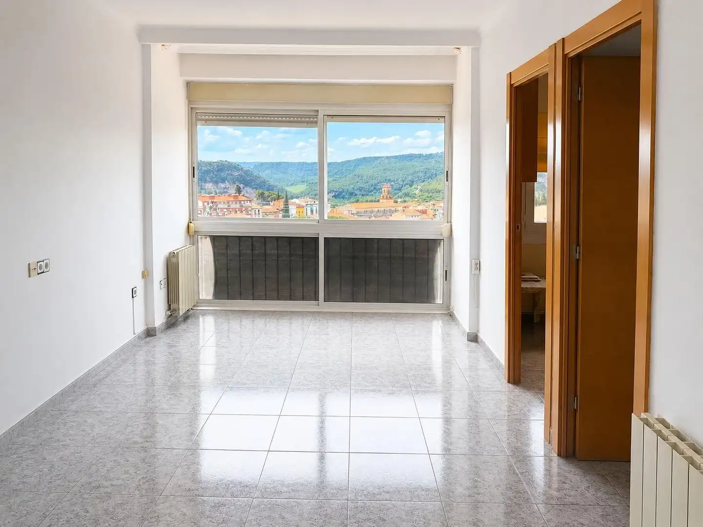 Sala de estar de Piso en venta en Vallbona d'Anoia con Calefacción